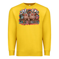 Lemon Happy Easter Premium Sweatshirt - CowhideDigitalArt