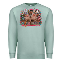 Seafoam Happy Easter Premium Sweatshirt - CowhideDigitalArt