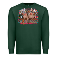 Sports Green Happy Easter Premium Sweatshirt - CowhideDigitalArt