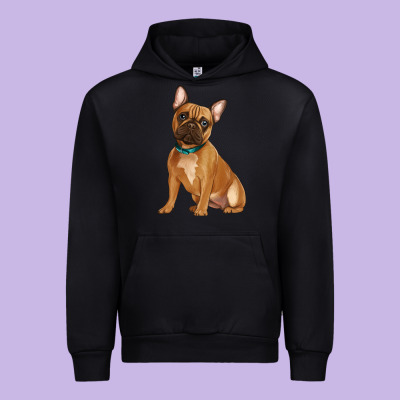 French Bulldog Urban Hoodie Designed By Artiststas