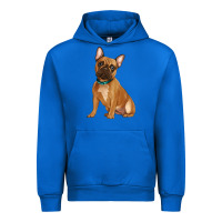 Cobalt french bulldog Urban Hoodie - Artiststas