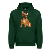 Forest Green french bulldog Urban Hoodie - Artiststas