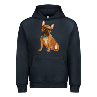 Navy french bulldog Urban Hoodie - Artiststas