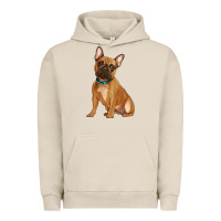 Pigment French Oak french bulldog Urban Hoodie - Artiststas