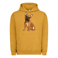 Pigment Peanut Butter french bulldog Urban Hoodie - Artiststas