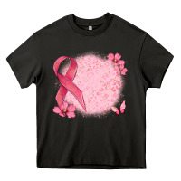 Asphalt customized breast cancer ribbon and background Heavy Core Tee - MaliasSmallBusiness