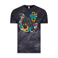 Cloud Black western stay wild horsesho Vintage Tee - RanaPortraitStore