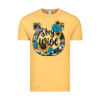 Vintage Mustard western stay wild horsesho Vintage Tee - RanaPortraitStore