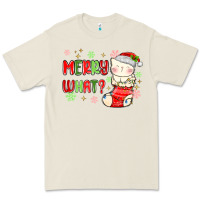 Merry What Christmas Cat Premium Tee | Teevron