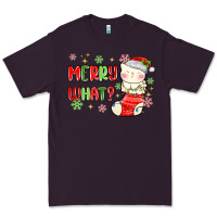 Plum merry what christmas cat Premium Tee - MaliasSmallBusiness