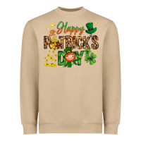Mushroom Happy St. Patrick's Day Heavyweight Sweatshirt - HowdyJamesFarm