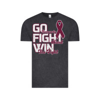 Vintage Black Go Burgundy Fifht Hard Win The Fight Vintage Tee - Bettercallsaul