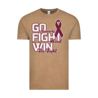 Vintage Coffee Go Burgundy Fifht Hard Win The Fight Vintage Tee - Bettercallsaul