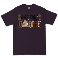 Plum but first coffee Premium Tee - MaliasSmallBusiness