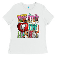 White educator of tiny humans Ladies Tee - NancyCooperArtShop