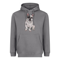 Storm white black french bulldog Heavyweight Hoodie - LillyAllenDesigns