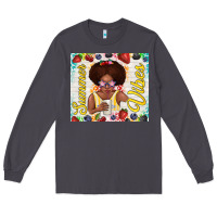 Smoke summer vibes afro kid Long Sleeve Tee - TumblerDesignByShophia