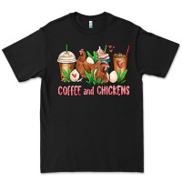 Black chicken   coffee cups Premium Tee - MaliasSmallBusiness