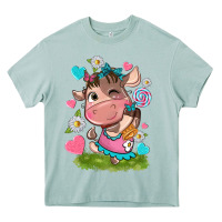 Arona little cute cow Heavy Core Tee - NancyCooperArtShop