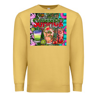 Antique Gold summer time Premium Sweatshirt - CowhideDigitalArt