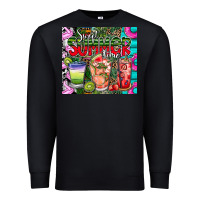 Black summer time Premium Sweatshirt - CowhideDigitalArt