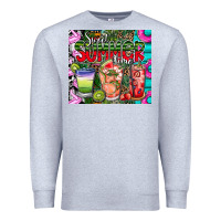 Heather Grey summer time Premium Sweatshirt - CowhideDigitalArt
