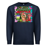 Navy summer time Premium Sweatshirt - CowhideDigitalArt