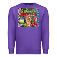 Purple summer time Premium Sweatshirt - CowhideDigitalArt