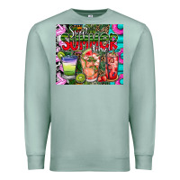 Seafoam summer time Premium Sweatshirt - CowhideDigitalArt