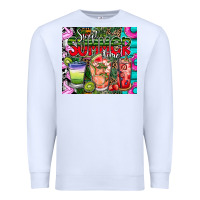 White summer time Premium Sweatshirt - CowhideDigitalArt