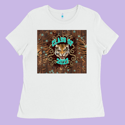 Class Of 2023 Tiger Ladies Tee Designed By Nancycooperartshop