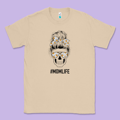 Daisy Mom Skull Classic Tee Designed By Bettercallsaul