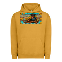 Pigment Peanut Butter rottweiler with sunflowers license plate Urban Hoodie - Artiststas