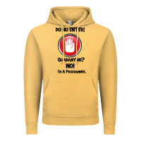 Vintage Mustard I'm Not In Quarantine I'm A Programmer Vintage Hoodie - Bettercallsaul
