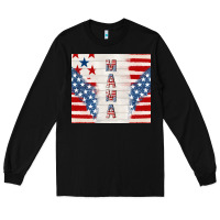 Black mama usa Long Sleeve Tee - TumblerDesignByShophia