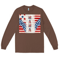 Chestnut mama usa Long Sleeve Tee - TumblerDesignByShophia