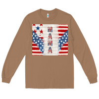 Toasted Coconut mama usa Long Sleeve Tee - TumblerDesignByShophia