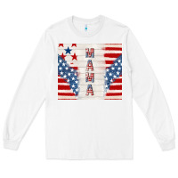 White mama usa Long Sleeve Tee - TumblerDesignByShophia