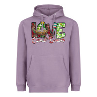 Lavender Love Came Down Heavyweight Hoodie - CowhideDigitalArt