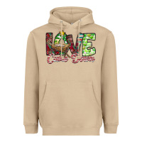 Mushroom Love Came Down Heavyweight Hoodie - CowhideDigitalArt