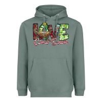 Sage Love Came Down Heavyweight Hoodie - CowhideDigitalArt