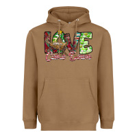 Toasted Coconut Love Came Down Heavyweight Hoodie - CowhideDigitalArt