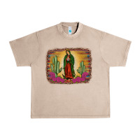 French Oak western our lady of Guadalupe Urban Heavy Tee - JahusDesignShop