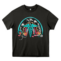 Asphalt nurse rainbow Heavy Core Tee - NancyCooperArtShop