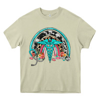 Mossy nurse rainbow Heavy Core Tee - NancyCooperArtShop