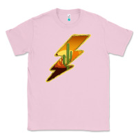 Bubblegum Pink Cactus Sunset Lightning Classic Tee - Bettercallsaul