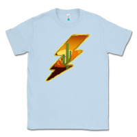 Dusty Blue Cactus Sunset Lightning Classic Tee - Bettercallsaul