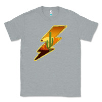 Heather Grey Cactus Sunset Lightning Classic Tee - Bettercallsaul