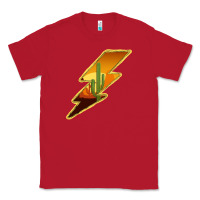 Red Cactus Sunset Lightning Classic Tee - Bettercallsaul