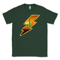 Sports Green Cactus Sunset Lightning Classic Tee - Bettercallsaul